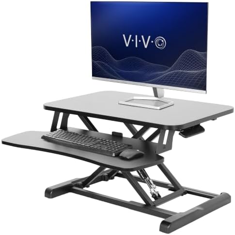 VIVO Black 26 in Standing Desk Converter, DESK-V026KB by VIVO