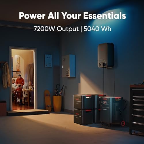 Jackery Explorer 5000 Plus and Smart Transfer Switch, 5040Wh, 7200W Output - Image 2