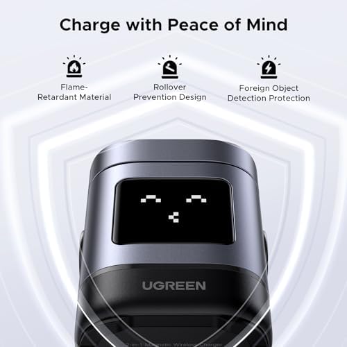 UGREEN Uno Qi2 15W 2-in-1 Foldable Wireless Charger Stand - Image 5