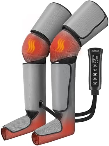 Nekteck Leg Massager for Circulation and Pain Relief, 2 Heat & 3 Vibration by Nekteck