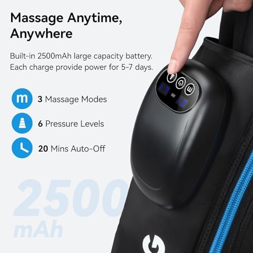 FIT KING Cordless Foot and Calf Massage Boots, Recovery System - Image 4