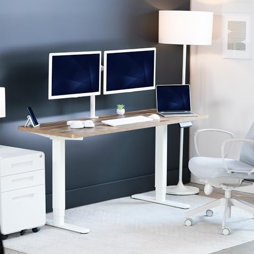 VIVO Reclaimed Wood 60 x 24 in Standing Desk, DESK-KIT-2W6P - Image 2