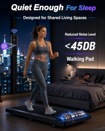 Walking Pad Treadmill with 8% Incline, Under Desk Treadmill - Image 6