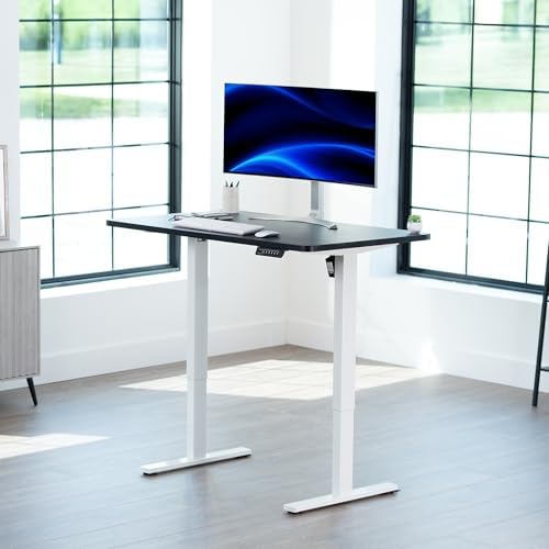 VIVO Black 48 x 30 in Standing Desk, DESK-KIT-1W5B - Image 2