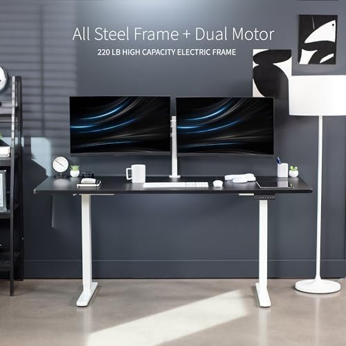 VIVO Black 71 x 30 in Standing Desk, DESK-KIT-E2W7B - Image 5