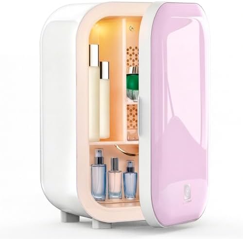 Kikihouse 22L Mini Skincare Fridge, Small Personal Makeup Refrigerator by Unknown