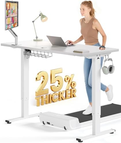 SIAGO Electric Standing Desk Adjustable - 63 x 24 Inch Sit Stand up Desk with Cable Management - 3 Memory Preset Adjustable Height Table by SIAGO