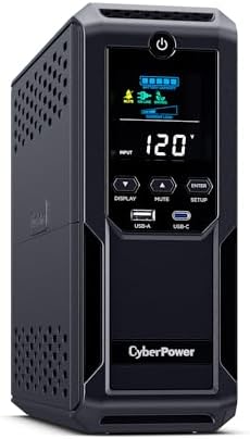 CyberPower BRG1500AVRLCD2 Intelligent LCD UPS Battery Backup - Image 3