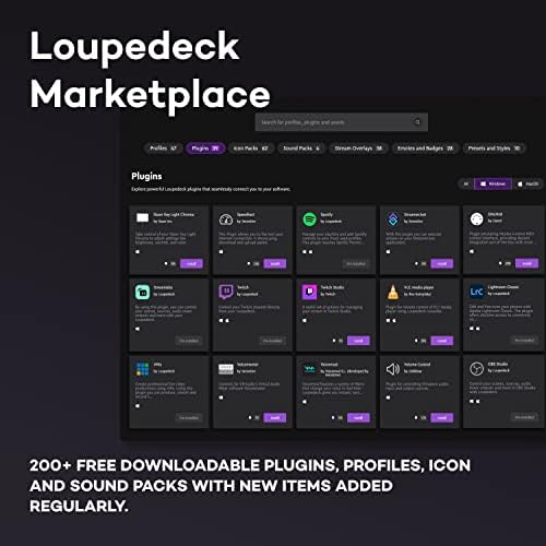 Loupedeck Live S - The Streaming Console for Desktop Productivity, Full Stream Control and Content Creation with Customizable LED Touchscreen Buttons, Dials and RGB Buttons, Works with PC and Mac - Image 6