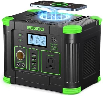 GRECELL 330W Portable Power Station 288.6Wh Solar Generator by GRECELLPOWERSTATION