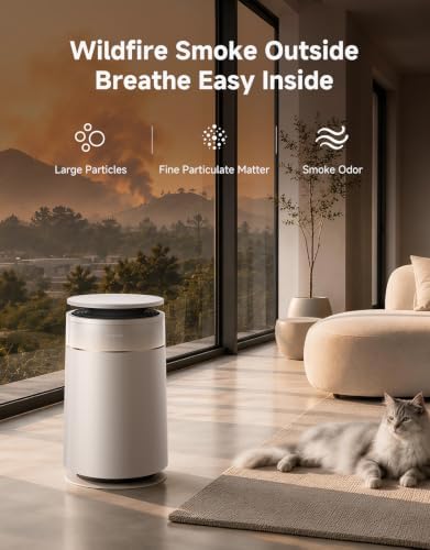 Dreame HEPA Air Purifier with Self-Cleaning Pet Hair FP10-Beige - Image 5