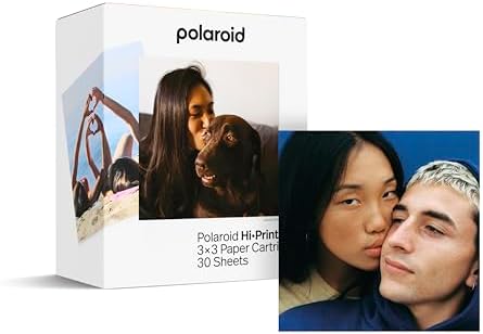 Polaroid Hi-Print 3x3 Paper - 3x3 Photo Paper Cardridge - 30 Photo Sheets (6646) - Image 2