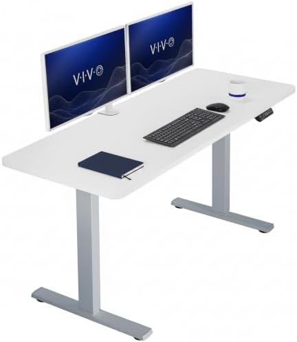 VIVO White 60 x 24 in Standing Desk, DESK-KIT-1G6W by VIVO