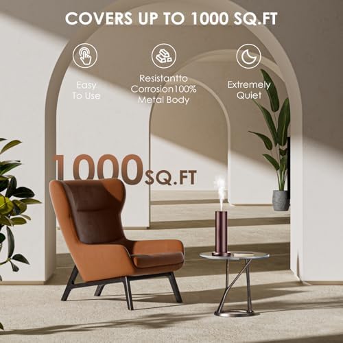 Waterless Essential Oil Diffuser,Oil Diffuser,Aromatherapy Diffusers,Scent Diffusers for Home,Large Room, Hotel Scent Diffuser, 1000sq.ft, Aroma Diffusers (Dark Purple) - Image 5