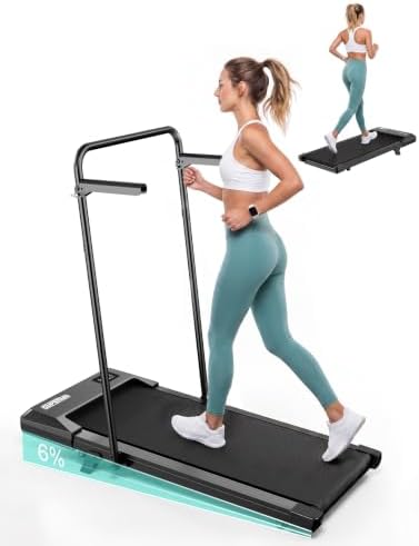 Superun Walking Pad with 6% Incline, 2.5HP Treadmill, 0.6-3.8 MPH, 300 lbs by SUPERUN