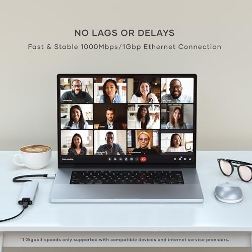 Satechi 7-in-1 USB-C Hub with Ethernet, 4K/60Hz HDMI, Silver - Image 6