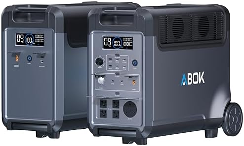 ABOK Ark3600 Portable Power Station with Extra Battery, up to 11520Wh by ABOK