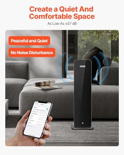 VEVOR 950ml Scent Air Machine, 2500sq.ft Waterless Essential Oil Diffuser with Bluetooth Smart Connection, Floor Standing Cold Scent Air Diffuser Machine for Large Room Hotel Office Home - Image 5