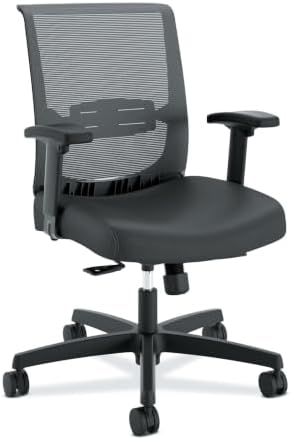 HON Convergence Ergonomic Office Chair, Office Desk Computer Chair, Black by HON