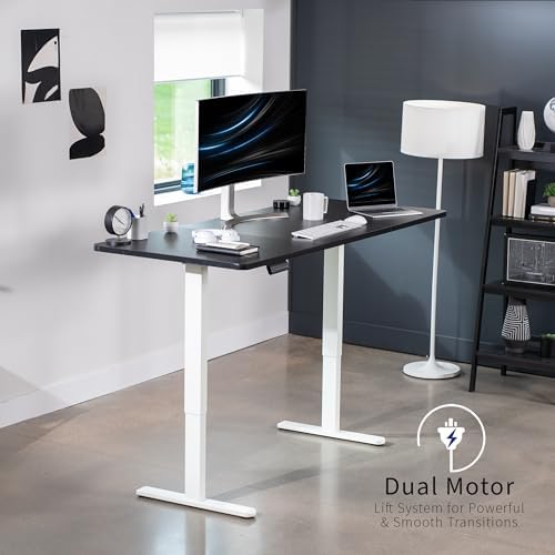 VIVO Black 71 x 30 in Standing Desk, DESK-KIT-E2W7B - Image 2