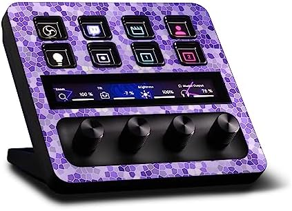 MightySkins Skin Compatible with Elgato Stream Deck + - Stained Glass | Protective, Durable, and Unique Vinyl Decal wrap Cover | Easy to Apply, Remove, and Change Styles | Made in The USA by MIGHTY+SKINS