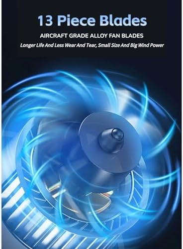 180000RPM Electric Air Duster Cordless Jet Dry Blower, Mini Turbo Blower Fan for Computer Keyboard Cleaning, 52m/s High Speed Air Blower with 8000mAh Battery, Portable Ha - Image 4