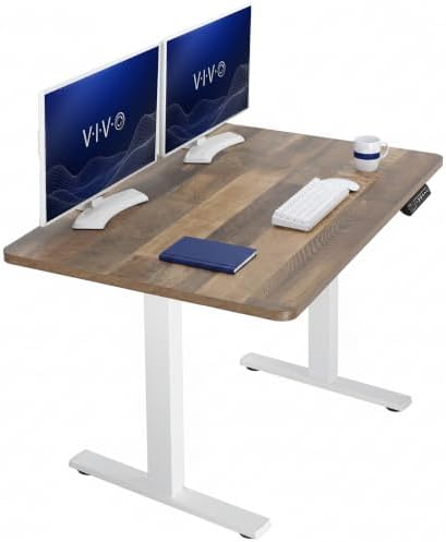 VIVO Reclaimed Wood 48 x 30 in Standing Desk, DESK-KIT-1W5P by VIVO