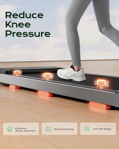 TREAFLOW Walking Pad with Incline, Under Desk Treadmills for Home - Image 4