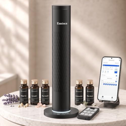 Waterless Essential Oil Diffuser with 5 Oils Starter Kit by essenca