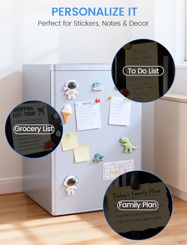 COWSAR 4.5 Cu.Ft Mini Fridge with Freezer for Bedroom Dorm, White - Image 6