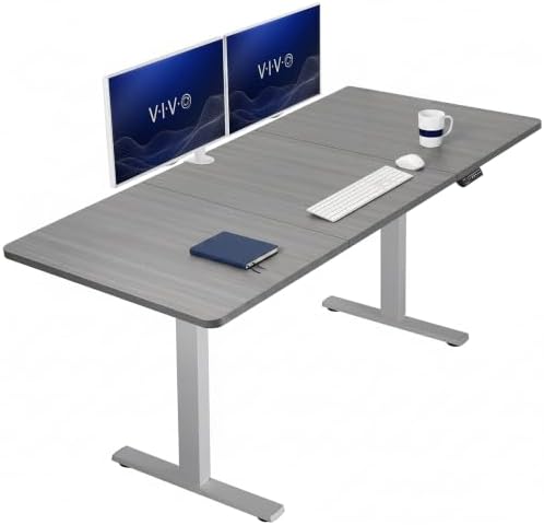 VIVO Dark Gray 71 x 36 in Standing Desk, DESK-KIT-1G7G-36 by VIVO