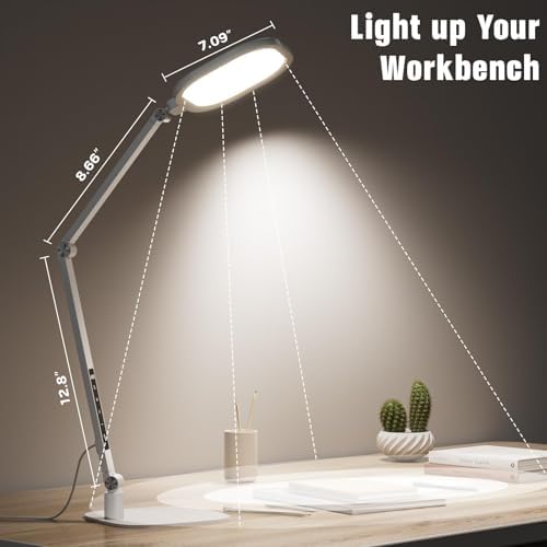 LitONES Eye-Care Desk Light for Video Calls Home Office-White - Image 5