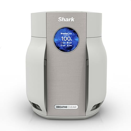 Shark BreatheClear Compact Pro Smart Air Purifier, HP062, Dove by Shark