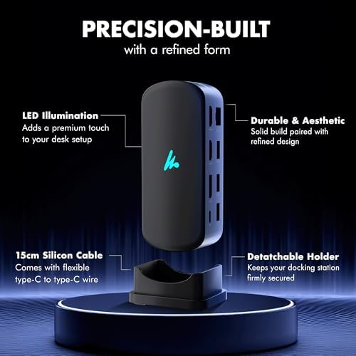 Type C 14 in 1 Wozoyo Docking Station, PD 100W, 2X4K@60Hz HDMI, 4K DisplayPort, 2XType-C 10Gbps, USB 10Gbps, Gigabit Ethernet, AUX Port, Compatible Thunderbolt 4, macOS, Windows, Android & iOS - Image 5