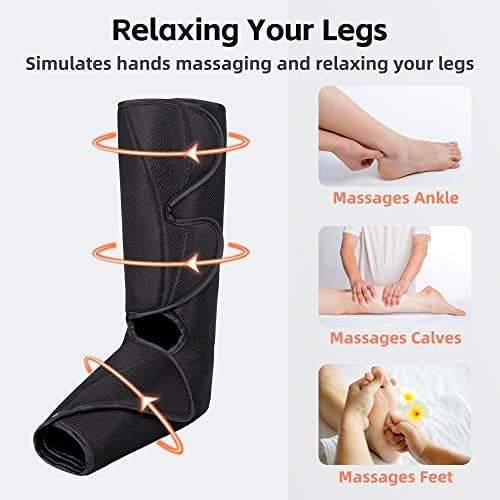 SHINE WELL Air Compression Leg Massager with Heat for Circulation FSA-HSA - Image 4