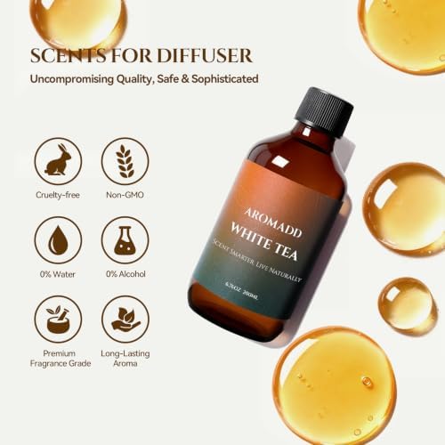 Aromadd White Tea Diffuser Oil Inspired by Luxury Hotel Scent, 200 mL - Image 5