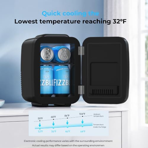 BEICHEN Mini Fridge 4 Liter Portable Compact Refrigerator - Image 2