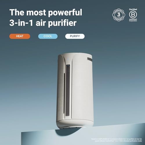 BLUEAIR 3in1 Air Purifier, Fan, Heater for Large Rooms, ComfortPure T20i - Image 2