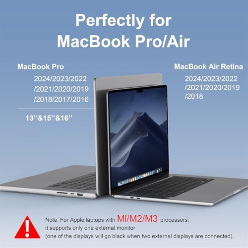 Docking Station for MacBook Pro Air,MOKiN USBC Docking Station Dual Monitor - Image 2