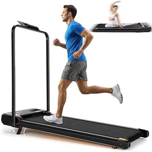 ANCHEER Walking Pad with Incline - Under Desk Treadmill with Handle Bar by YourHealthyLifestyle