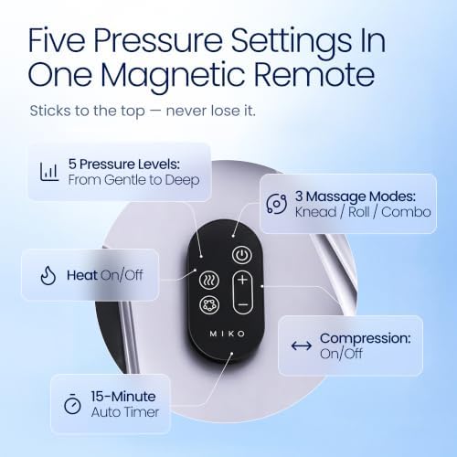 MIKO Shiatsu Foot Massager with Heat for Neuropathy & Plantar Fasciitis - Image 6