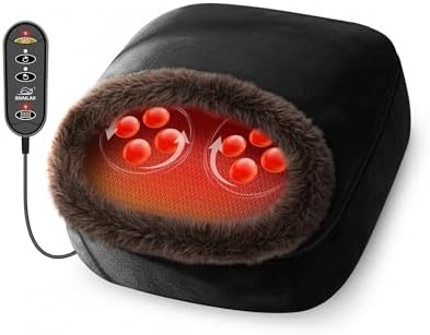 Snailax Shiatsu Foot Massager with Heat, Foot Warmer with Removable Cover by Snailax