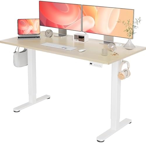 YDN 55 x 24 Inch Nature Electric Standing Desk by YDN