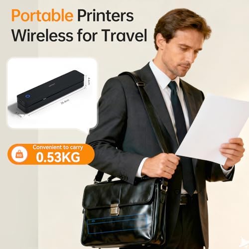 PRT Portable Printers Wireless for Travel, Bluetooth Thermal Printer - Image 2
