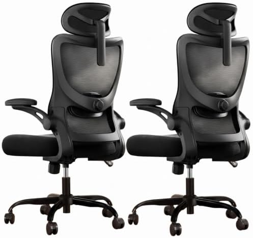 Marsail Ergonomic Office Chair with 3D Armrests, Pack of 2 by Marsail
