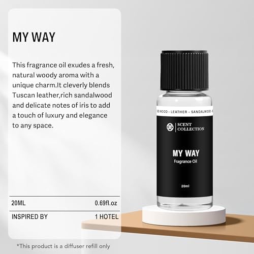 Luxury Hotel Scent My Way Diffuser Oil, Sandalwood & Leather, 20ml - Image 5