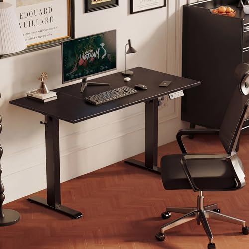 YDN Electric Standing Desk, 48x24 Inch, Black - Image 2