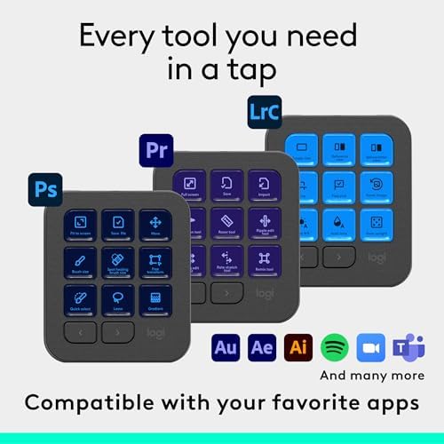 Logitech MX Creative Console 9 Customizable Keys - Graphite - Image 4