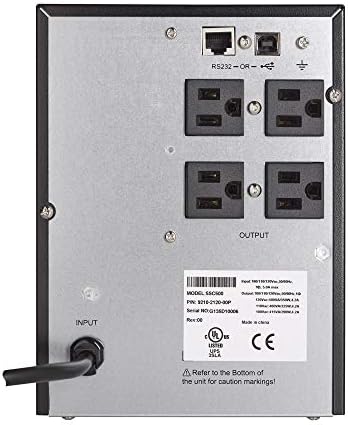 Eaton 5SC500 Pure Sinewave UPS Battery Backup, 500VA / 350W, AVR, LCD Display, Line Interactive - Image 2