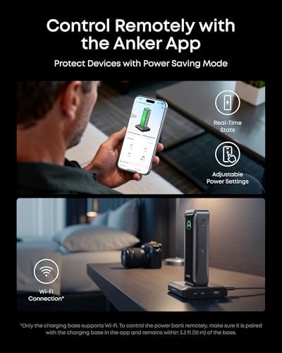 Anker Prime Power Bank, 26,250mAh 300W with Fast Charging Base - Image 5